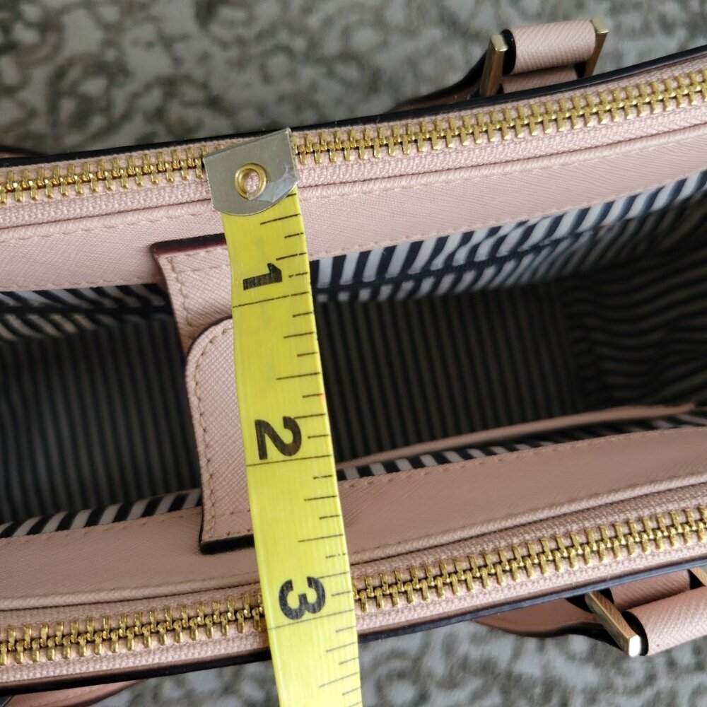 Kate Spade Pink/Blush Leather Handbag Tote Style - Picture 12 of 16